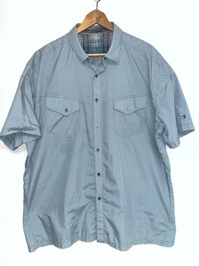 Kuhl XXL Eluxur Performance Moisture-Wicking Button Up Short Sleeve Lightweight